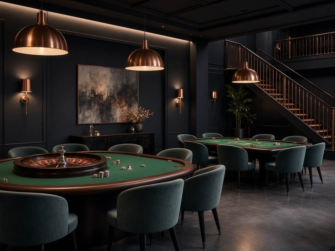Casino lounge with table games at Brittle Stairs Inn