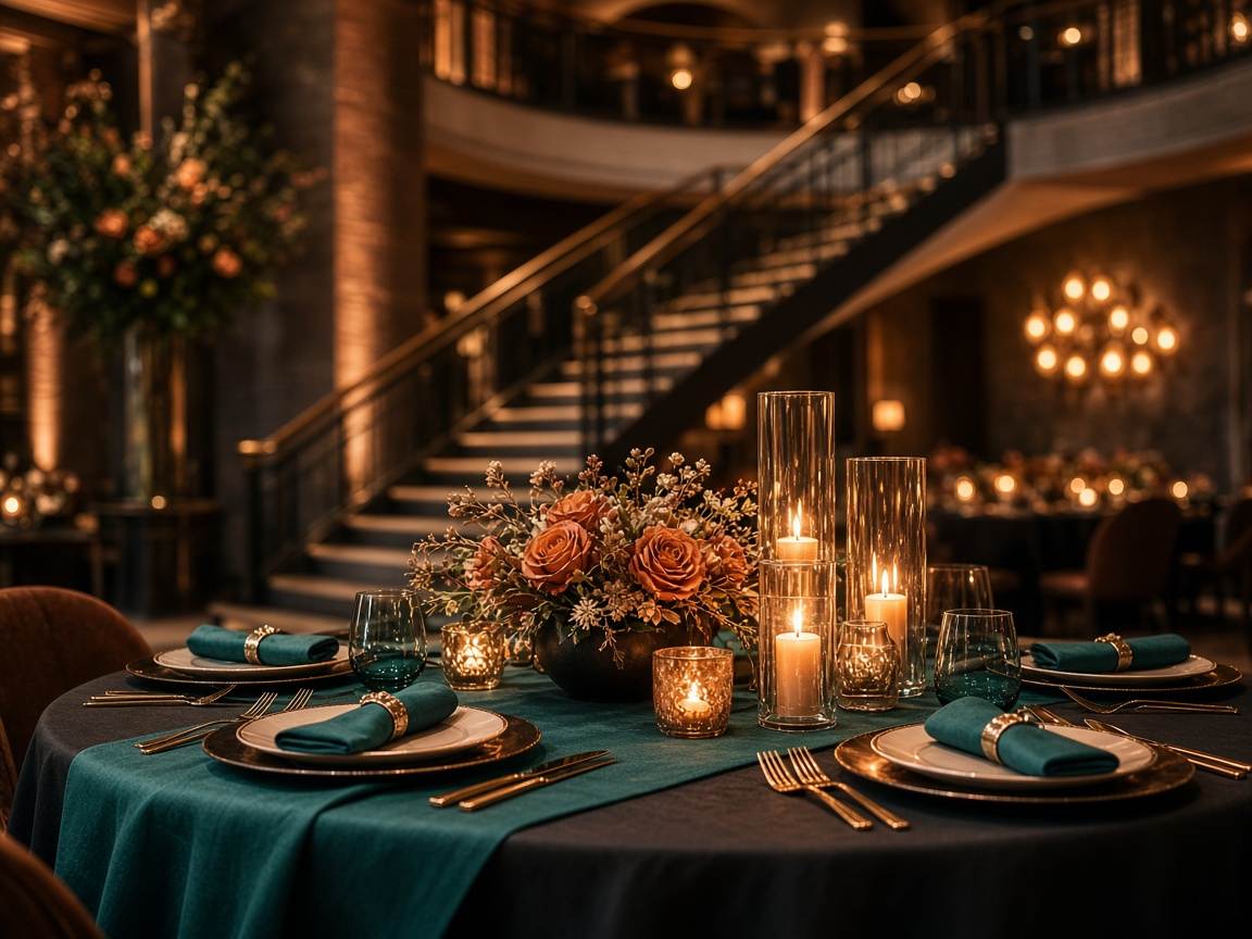 Decorated events setting at Brittle Stairs Inn